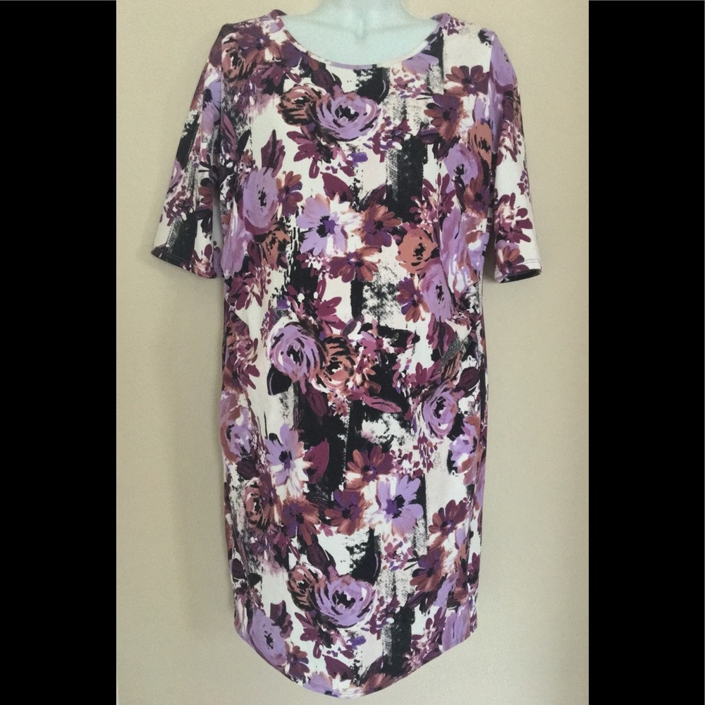 🔥Pink Blush Violet Purple Maternity Dress 1X